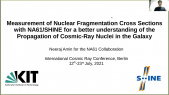 thumbnail of medium Measuring Nuclear Fragmentation Cross sections with NA61/SHINE