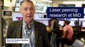 Research at the European XFEL: Materials imaging and dynamics research on laser peening