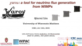 thumbnail of medium χaroν: a tool for neutrino flux generation from WIMPs